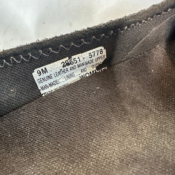 Timberland Size 9 Nubuck Leather Slip On Flats Loafer Brown Outdoor Commuter - Picture 8 of 9